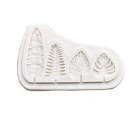Stampi per fondente in silicone per sapone fatto a mano per la decorazione di torte a forma di foglia di palma Strumenti per decorare torte facili da cuocere