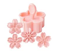 Stampi per formine per biscotti 4 stili Formine per biscotti a forma di fiore 3D in plastica Forniture per cottura carine per matrimoni Baby Shower Forniture per feste Cucina.