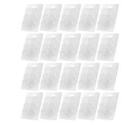 Stampi per fusione di cera Stampi per cera in silicone Stampo a conchiglia in plastica Scatole per sciogliere il sapone per artigianato d'arte fai da te 20 pezzi a forma di cuore