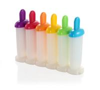Stampi Per Gelati In Plastica Senza BPA Multicolore 13x19 cm 6 Pezzi, Ghiaccioli