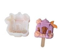 Stampi per gelato in silicone a forma di fiore per ghiaccioli Maker Texture in silicone antiaderente stampi da forno adatti per ghiaccioli da festa