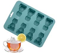Stampi per Ghiaccio,Figura di Gatto per Ghiaccio | Secchio in Silicone a Rilascio Rapido con 8 Cavità per Caffè, Whisky, Cocktail e Bevande