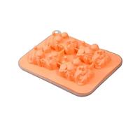 Stampi per ghiaccio in silicone flessibile per ghiaccio a forma di leone per congelatori di zuppe e succhi di vino, vassoi per ghiaccio per congelatori a rilascio facile