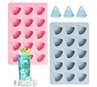 Stampi per ghiaccio | Set di 2 stampi per alimenti certificati, forme originali, riutilizzabili | per cocktail, whisky, casa, cucina, ristorante, bar, feste