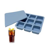 Stampi per ghiaccio,Stampi in silicone per congelatore | Stampi in silicone per congelatore zuppa, secchi congelatore a 9 griglie - Stampo per ghiaccio per whisky a prova di perdite, vassoio per