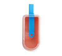 Stampi per ghiaccioli, impilabili, in silicone, con coperchio a tenuta stagna, con bastone, 16,4 x 6,4 cm, per sorbetti, lecca lecca in silicone per uso alimentare