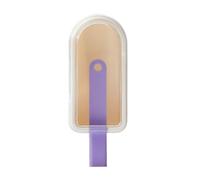 Stampi per ghiaccioli, impilabili, in silicone, con coperchio a tenuta stagna, con bastone, 16,4 x 6,4 cm, per sorbetti, lecca lecca in silicone per uso alimentare