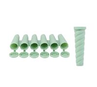 Stampi per ghiaccioli in silicone flessibile per bambini e adulti, creativo con 6 cavità e vassoio singolo per gelato, strumento di interazione tra genitori e bambini
