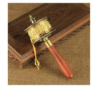 stampi per ghiaccioli, Ruota della preghiera portatile in rame, robusta e durevole; maniglia