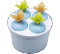 stampi per ghiaccioli, Stampo for ghiaccio rotondo in vaso, stampo for a sei griglie, for a forma di pianta, fai da te in plastica(A)