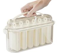 stampi per ghiaccioli, Strumento for la creazione di stampi for ghiaccioli, materiale qualità alimentare con coperchio, strumento portatile for macinare il ghiaccio