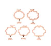 Stampi per guarnizioni di cera in lega di zinco in oro rosa Risparmio di tempo facile operazione anelli di francobolli decorazione fai da te