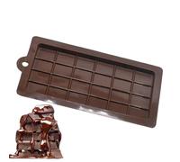 Stampi per la produzione del cioccolato - Stampi per barrette proteiche, caramelle quadrate a rilascio facile | Utensili per dolci quadrati antiaderenti resistenti al calore, cioccolato fragile per il