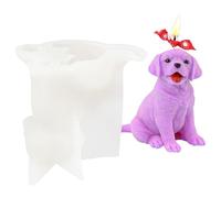 Stampi per la produzione di candele - Piccola forma dorata, accessori per la casa | Stampo in silicone per candele Golden Retriever, stampi in silicone per candele, decorazione in gesso, ceramica