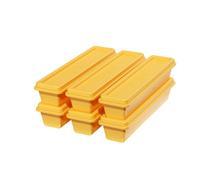 Stampi per la produzione di ghiaccio a forma di frittura francese per uso domestico Strumento per la produzione di ghiaccio portatile rettangolare Accessori per bevande fredde per cubetti domestici