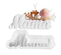 Stampi per la resina per la festa della mamma, stampi per la festa della mamma per la resina | Mama Letter Design Vase Stampo - Stampo in silicone a vaso di fiori, stampo per decorazioni da tavolo per