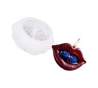 Stampi per labbra a forma di rosa stampi per gessi Fiori Resina epossidica Casting Silicone Ornamento Castings Rose Lip Flowers Silicone Craft Supplies