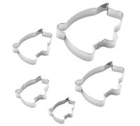 Stampi Per Maialini Da 5 Pezzi, Stampi In Acciaio Inossidabile, Formine Per Biscotti, Stampi Carini, Accessori Da Forno, Utensili Da Cucina