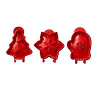 Stampi Per Mini Torte A Tema Autunnale, Set Da 3/6/9, Forme Di Mela Zucca Ghianda, Stampi A Pressione Per Mini Torte Tasche 3 PCS(B)