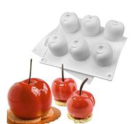 Stampi per mousse in silicone Stampo per candele 3D Bakeware per sapone fai-da-te, 12 fori Ciliegie
