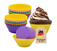 Stampi per muffin in silicone Stampi per cupcake riutilizzabili per la cottura