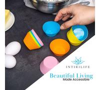 Stampi per muffin in silicone Stampi per cupcake riutilizzabili per la cottura