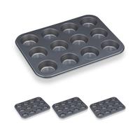 Stampi per muffin Set di formine 12 pz. Grigio Stampo per cupcake 350 g