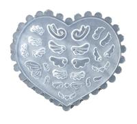 Stampi per nail art 3D a forma di farfalla in silicone, forma decorativa, nail art, strumento per la produzione di nail art, stampo in silicone, forma a farfalla per resina