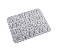 Stampi Per Orecchini Portachiavi In resina Numeri Alfabeto Fai-da-te Strumenti La Creazione Gioielli Artigianali Appendere Ornamenti Ciondoli In Resina