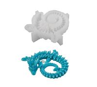 Stampi per ornamenti unici a forma di drago stampi per statuette facili da demolire struttura in silicone per amanti della produzione a mano stampo in silicone