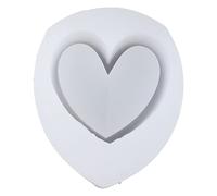 Stampi per pasta di gomma e cioccolato, stampi per dolci, a forma di cuore, in silicone