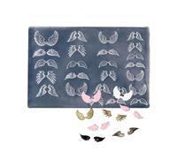Stampi per piccoli accessori artistici a forma di ala per progettare unghie abbellimento stampi per delicati disegni manicure stampo per nail art