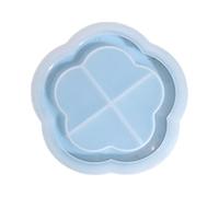Stampi per Resina da - Stampi A Vassoio in Silicone nel Cerchio | Forme di Fiori E Cuore per Mestieri Fai -da -Te | Creazione di Gioielli, Titolari di Candele, Crafting dei Contenitori di