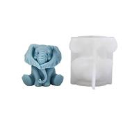 Stampi per sapone in silicone per la produzione di sapone stampi a forma di elefante artigianale stampo fatto a mano stampo per decorazione di torte strumento animale per fare