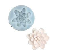Stampi per sapone profumato in silicone per artigianato succulento a forma di argilla stampo in silicone per amanti della produzione a mano stampo in silicone a forma di fiore