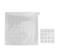 Stampi per Scacchi Dama Bordo Goccia Colla Scacchiera Pezzi degli Scacchi Corona Specchio Set Trasparente Silicone 2 Pezzi Resina Epossidica Traslucido Stampaggio Fusione