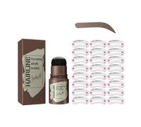 Stampi per sopracciglia facili da usare e strumento per stencil per principianti 24 modelli riutilizzabili a prova di sbavature Set per sopracciglia a prova di sbavature