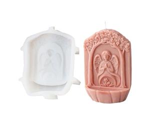 Stampi per statue Stampo artigianale Stampo per candele in silicone Artigianato religioso Stampi per ornamenti in silicone per realizzare sculture statue Realizzazione candele religiose