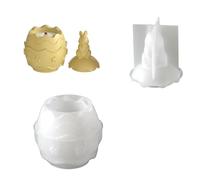 Stampi per tazze candele in silicone per uova con coperchio, A | Stampi in silicone per tazze candele con uova Pasqua per realizzare portacandele, decorazioni natalizie,