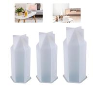 Stampi per torre di Stampi per colata in resina epossidica siliconica esagonale per produzione di candele fai-da-te 3 pezzi