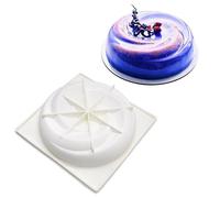 Stampi per torte in mousse francese in silicone, stampi per candele di sapone al cioccolato fai-da-te 3D Bakeware, elica circolare