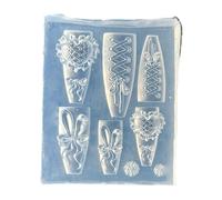 Stampi per unghie in silicone Decors Stampo in cristallo epossidico intaglio abbellimenti accessori per unghie