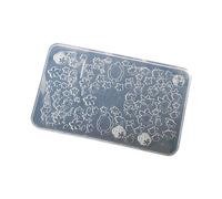 Stampi Per Unghie in Silicone Per Fiori Modelli Design Riutilizzabili Per Miglioramento Del Manicure E Per Artisti Stampo Per Timbri Per Unghie in Silicone