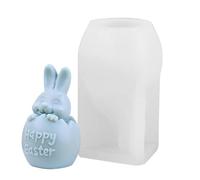 Stampi per uova di Pasqua, per saponette e resina epossidica, stampo in silicone per sapone fatto a mano, stampi per uova di Pasqua carini e durevoli, per artigianato fai da te