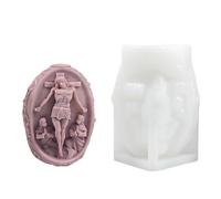 Stampi per uova di Pasqua Stampi in silicone Ornamento Stampi Sapone Casting per la decorazione domestica Gessi di Pasqua in silicone