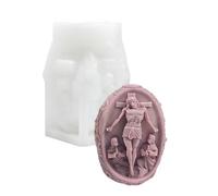 Stampi per uova di Pasqua Stampi in silicone Ornamento Stampi Sapone Casting per la decorazione domestica Gessi di Pasqua in silicone
