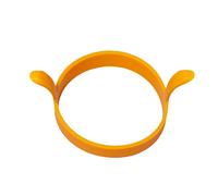 Stampi per uova in silicone - Anello per friggere uova fritte in silicone | Stampo rotondo per uova fritte | Anello per uova fritte antiaderente | Anello per uova fritte con manici -l | Stampo in
