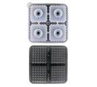 Stampi Per Vassoio Cubo Ghiaccio In Silicone 4 Budini Piazzati Quadrati Stampi Torta Cioccolato Che Decorano Lo Strumento Vassoio Cubetti Ghiaccio