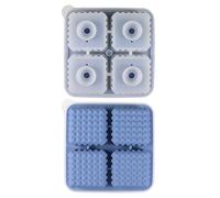 Stampi Per Vassoio Cubo Ghiaccio In Silicone 4 Budini Piazzati Quadrati Stampi Torta Cioccolato Che Decorano Lo Strumento Vassoio Cubetti Ghiaccio