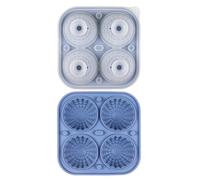 Stampi Per Vassoio Cubo Ghiaccio In Silicone 4 Budini Piazzati Quadrati Stampi Torta Cioccolato Che Decorano Lo Strumento Vassoio Cubetti Ghiaccio